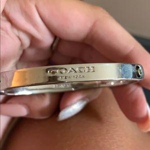 Coach silver bracelet